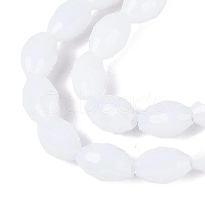 Opaque Solid Color Glass Beads Strands LS-GLAA-N071-01A-C01-1