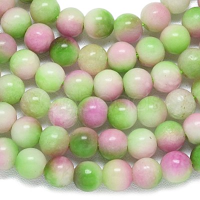 Natural Malaysia Jade Beads Strands G-B165-C08-6mm-1