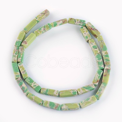 Synthetic Imperial Jasper Bead Strands G-E508-02C-1