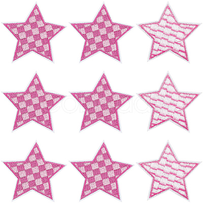20Pcs Polyester Clothing Patches DIY-CY0002-35B-1
