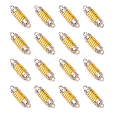 Brass Magnetic Clasps with Loops MC040-1-1