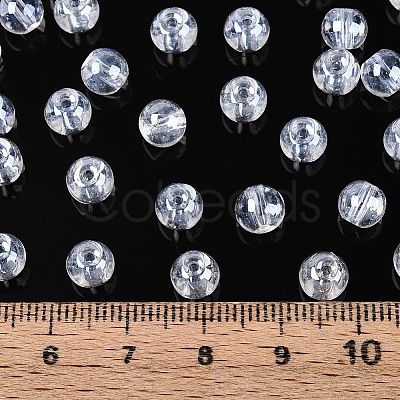 500Pcs Transparent Glass Seed Beads SEED-PA0001-08A-1