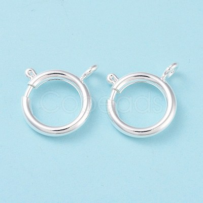 Eco-friendly Brass Spring Ring Clasps KK-D082-01D-S-1