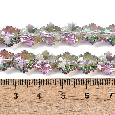 Electroplate Glass Beads Strands EGLA-B011-01A-HR01-1