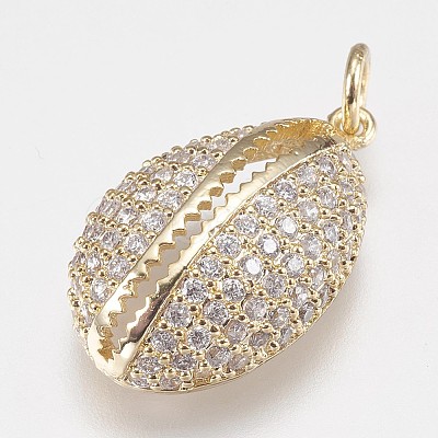 Brass Micro Pave Cubic Zirconia Pendants LS-KK-I614-067G2-1