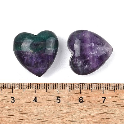 Natural Fluorite Heart Palm Stones G-P609-A03-01-1