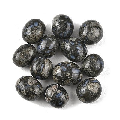Natural Glaucophane Beads G-G348-01B-43-1