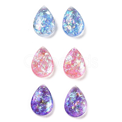 Resin Imitation Opal Cabochons RESI-H148-16-1