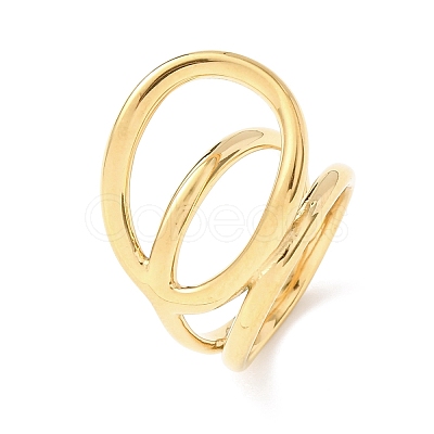 304 Stainless Steel Finger Rings RJEW-P177-01K-G-1