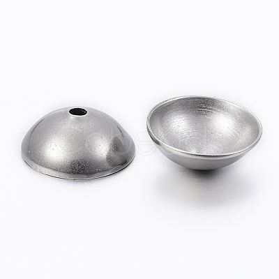 Tarnish Resistant 201 Stainless Steel Bead Cap STAS-H401-01P-1