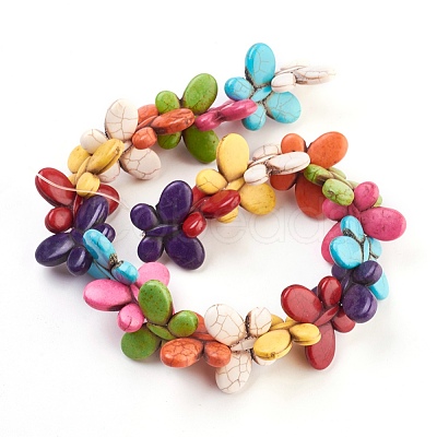 Synthetic Turquoise Beads Strands TURQ-G008-M-1