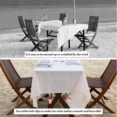 4Pcs Mushroom Resin Tablecloth Weights HJEW-SW00128-05-1
