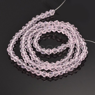 Bicone Glass Beads Strands X-EGLA-P016-4mm-13-1