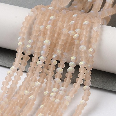 Imitation Jade Glass Beads Strands EGLA-YW0003-19A-17-1
