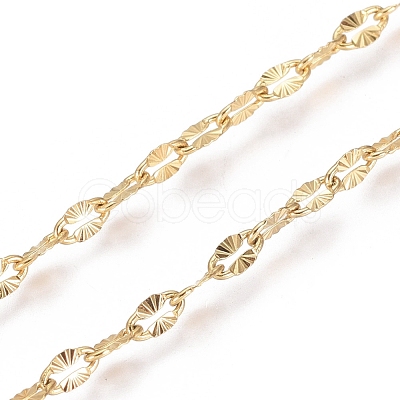 Ion Plating(IP) 304 Stainless Steel Textured Dapped Chains CHS-D004-02G-1