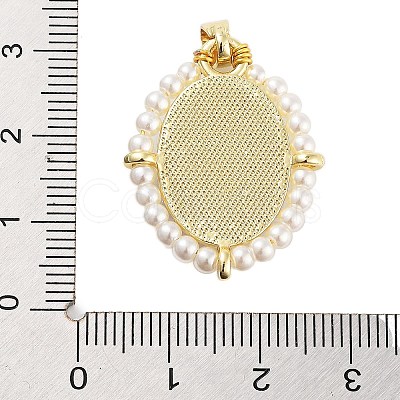 Rack Plating Brass Enamel Pendants KK-C056-07G-07-1