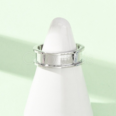 304 Stainless Steel Cuff Open Rings SA-CBACA70-01A-P-1