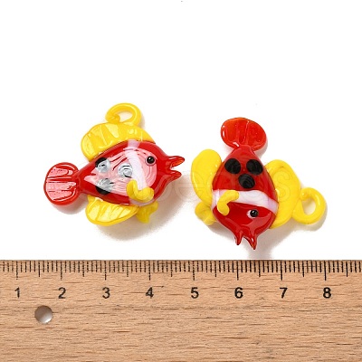 Handmade Lampwork Pendants LAMP-G162-01D-1