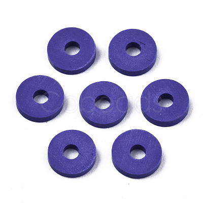 Handmade Polymer Clay Beads CLAY-Q251-8.0mm-100-1