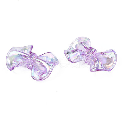 Transparent Acrylic Beads TACR-N006-63D-1