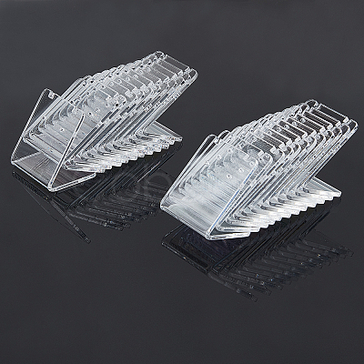 Organic Glass Earring Displays EDIS-PH0001-06-1