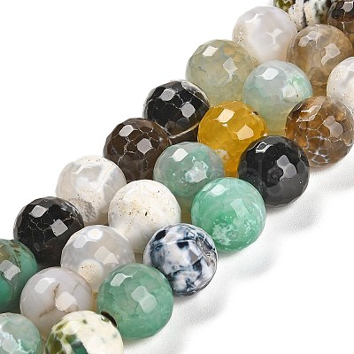 Natural Agate Beads Strands G-L595-A01-01D-1