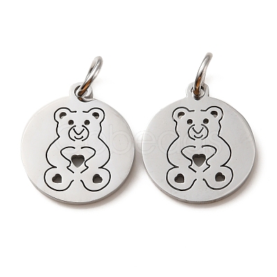 Non-Tarnish 304 Stainless Steel Charms LS-STAS-D050-07P-08-1