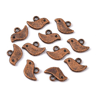 Tibetan Style Alloy Charms TIBEP-A18898-R-FF-1
