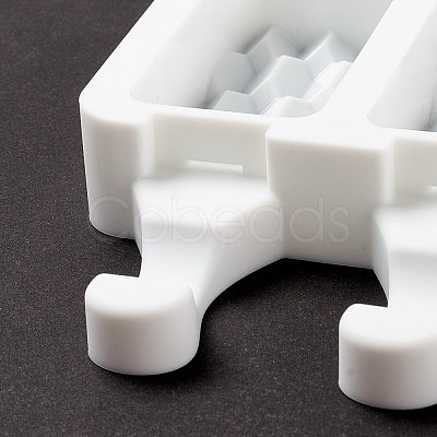 Food Grade DIY Rectangle Ice-cream Silicone Molds DIY-D062-04B-1