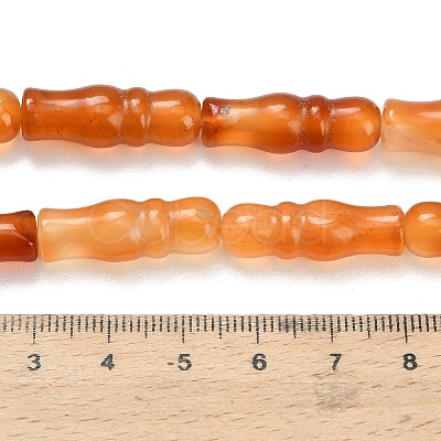 Natural Agate Beads Strands G-Z144-A02-01F-1