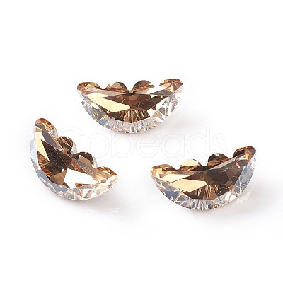 Glass Rhinestone Cabochons RGLA-F066-C02-1