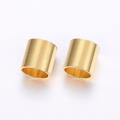 304 Stainless Steel Tube Beads STAS-O098-09G-1