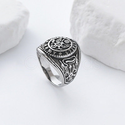 304 Stainless Steel US Military Army Finger Rings for Men YQ5798-2-1