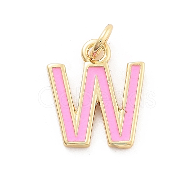 Rack Plating Brass Pendants KK-C065-02W-G-1