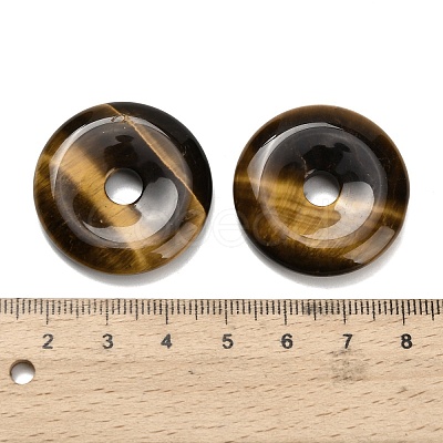 Natural Tiger Eye Pendants G-Z110-L02-30x6mm-1