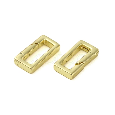 Brass Spring Gate Rings KK-B089-11G-1