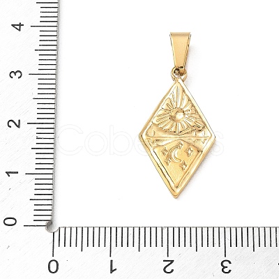 304 Stainless Steel Pendants SA-CBA34D4-07G-1