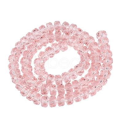 Transparent Glass Beads Strands GLAA-Q114-01A-A02-1