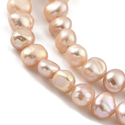Natural Cultured Freshwater Pearl Beads Strands PEAR-A006-03F-1