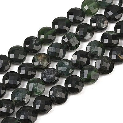 Natural Green Diopside Beads Strands G-NH0074-A01-01-1