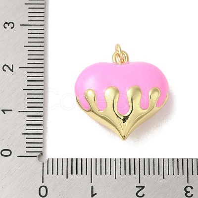 Rack Plating Brass Enamel Pendants KK-S366-05G-09-1