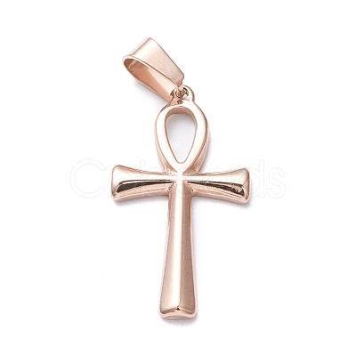 Ion Plating(IP) 304 Stainless Steel Pendants STAS-L216-41RG-1