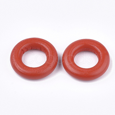 Painted Wooden Linking Rings WOOD-Q040-003B-01-1