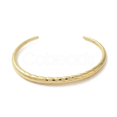 304 Stainless Steel Open Cuff Bangles BJEW-K241-02G-G-1