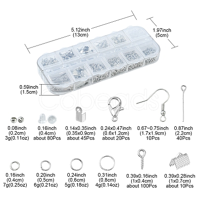 DIY Earring Making Finding Kit DIY-YW0006-42-1