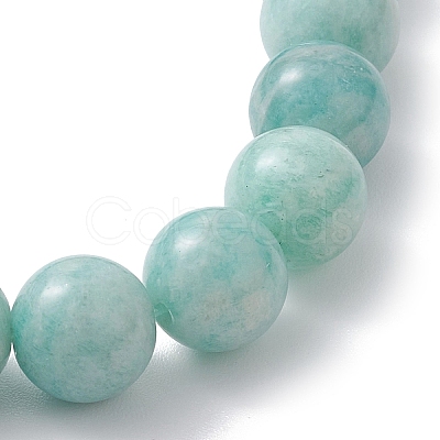 Grand A Natural Amazonite Beads Stretch Bracelets for Women BJEW-JB12929-1