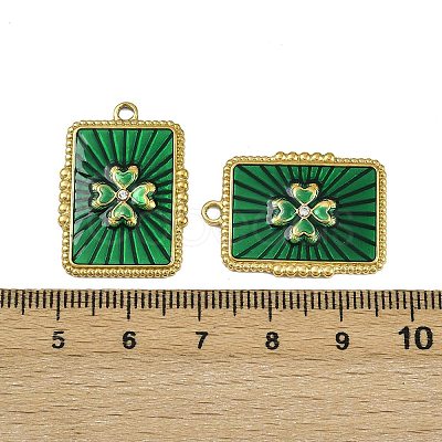 304 Stainless Steel Enamel Pendants STAS-L302-15G-1