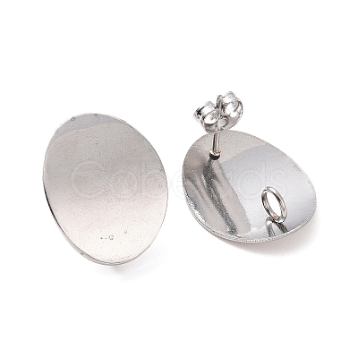 Non-Tarnish 304 Stainless Steel Stud Earring Findings STAS-Q231-10A-1