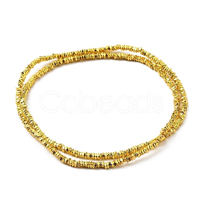 Electroplated Non-magnetic Synthetic Hematite Beads Strands X-G-G849-05G-1