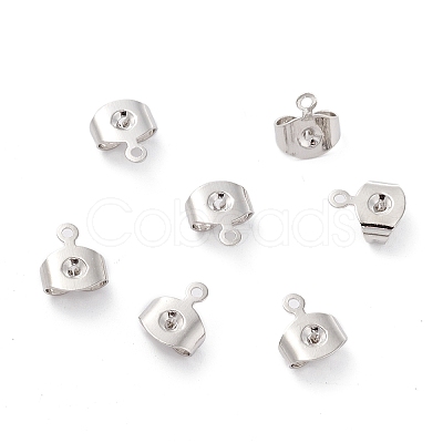 Brass Ear Nuts X-KK-P001-75P-1